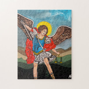 Puzzle Pintura de San Miguel Arcángel por Alfred Fox