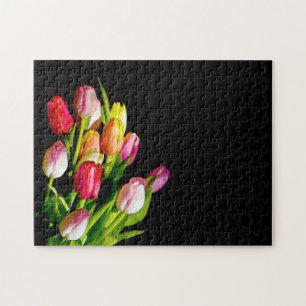 Puzzle Pintura de tulipán - Arte de flores original