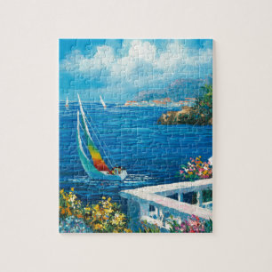 Puzzle Pintura de un velero