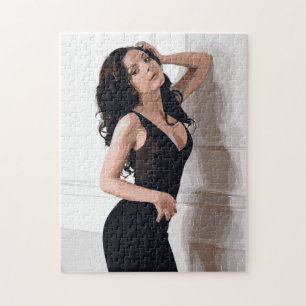 PUZZLE PINTURA DE UNA MUJER