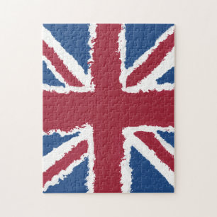Puzzle Pintura de Union Jack de Heva Weva