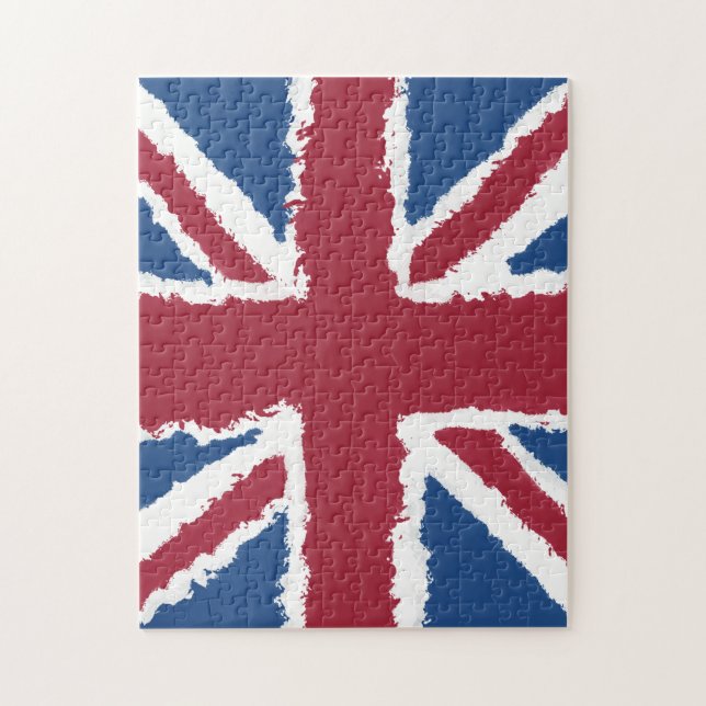 Puzzle Pintura de Union Jack de Heva Weva (Vertical)