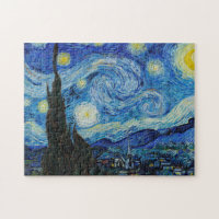 Pintura de Van Gogh de la noche estrellada (1889)