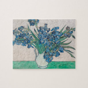 Puzzle Pintura de Van Gogh Jarrón de Iris Impresionismo
