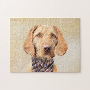 Puzzle Pintura de Vizsla con cabello alambrado - Arte Per