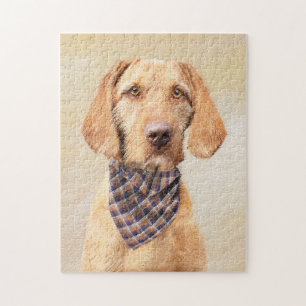 Puzzle Pintura de Vizsla con pelo alambrado - Arte de per
