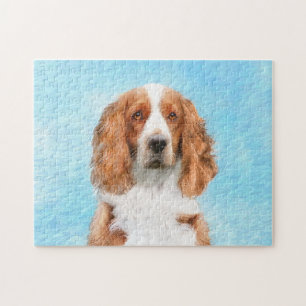 Puzzle Pintura de Welsh Springer Spaniel - Arte de Perro 