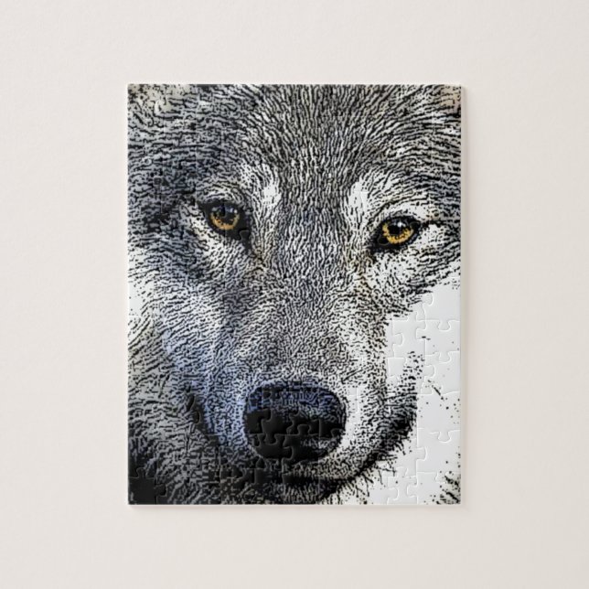 Puzzle Pintura de Wolf Eyes (Vertical)