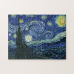 Puzzle Pintura del Bella Artes de Starry Night Vincent va<br><div class="desc">Vicente van Gogh (neerlandés, 1853 - 1890) Noche estrellada, 1889, Aceite sobre lienzo sin marco: 73 × 92 cm (28, 7 × 36, 2 pulgadas) Este cuadro representa la vista desde la ventana de orientación oriental de la sala de asilo de Van Gogh en Saint-Rémy-de-Provence, añadió. aldea idealizada. Ha estado...</div>