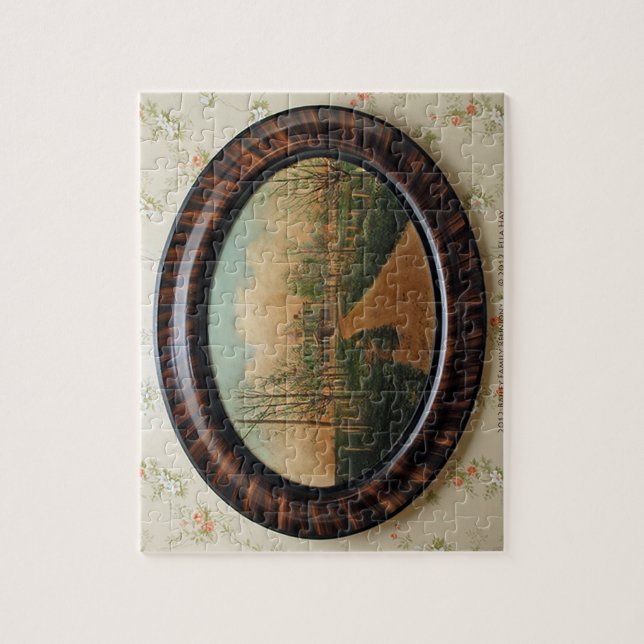 Puzzle Pintura del cortijo (Vertical)