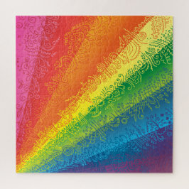 Puzzle Pintura del doodle arcoiris