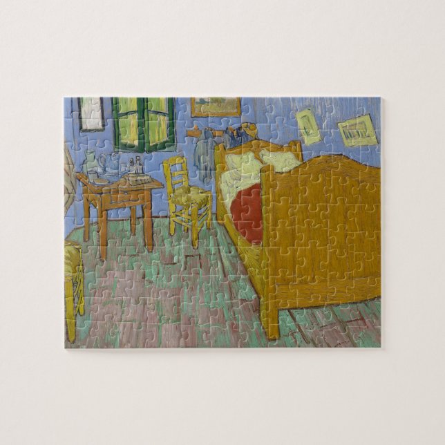 Puzzle Pintura del dormitorio de Vincent Van Gogh (Horizontal)
