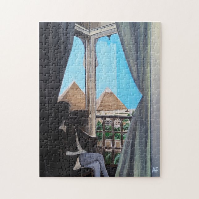 Puzzle Pintura del Hotel Pyramisa de Alfred Fox (Vertical)