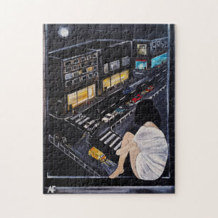 Puzzle Pintura del viernes por la noche de Alfred Fox Pós