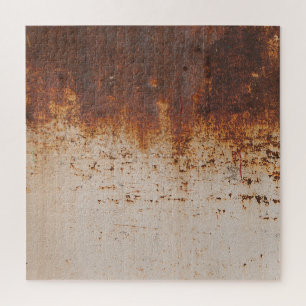 Puzzle Pintura descascarillada, textura de pared oxidada.