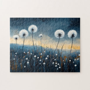 Puzzle Pintura dramática de Dandelion Fluff