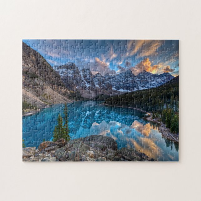 Puzzle Pintura en la moraine (Horizontal)