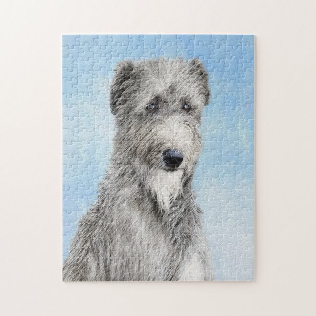 Puzzle Pintura escocesa del perro - Ar original del perro (Vertical)