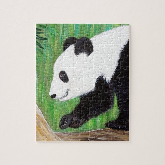 Puzzle Pintura feliz de Panda (Vertical)