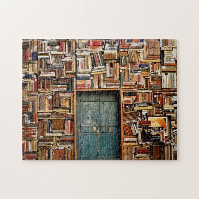 Puzzle Pintura fotográfica de entrada a la puerta de la b (Horizontal)