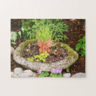 Puzzle Pintura fotográfica de Flower Garden Fairy