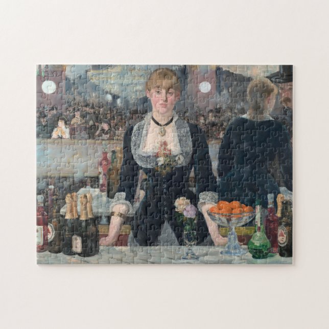 Puzzle Pintura impresionista de Bar Folies-Bergere Manet (Horizontal)