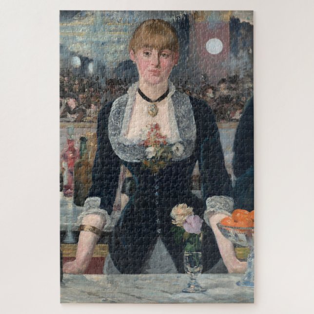 Puzzle Pintura impresionista de Bar Folies-Bergere Manet (Vertical)