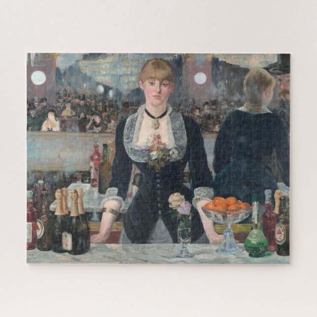 Puzzle Pintura impresionista de Bar Folies-Bergere Manet (Horizontal)