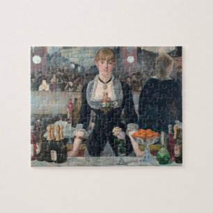 Puzzle Pintura impresionista de Bar Folies-Bergere Manet