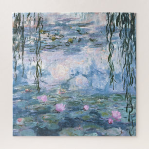 Puzzle Pintura impresionista de nenúfares de Claude Monet