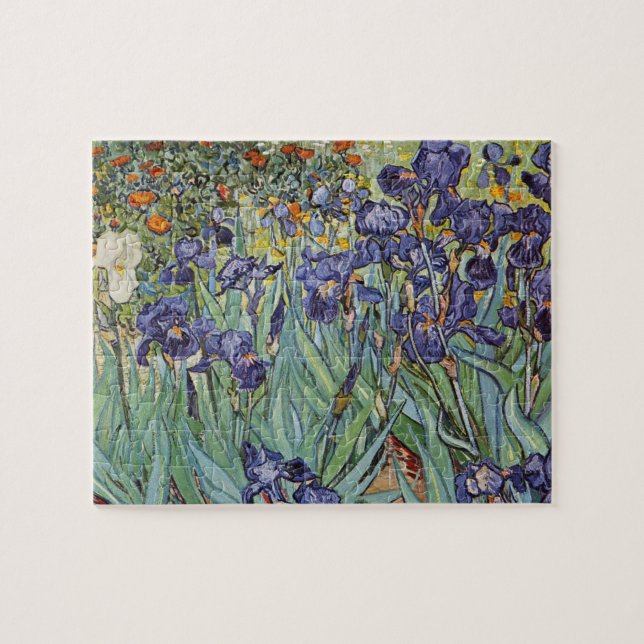 Puzzle Pintura impresionista de Van Gogh Irises (Horizontal)