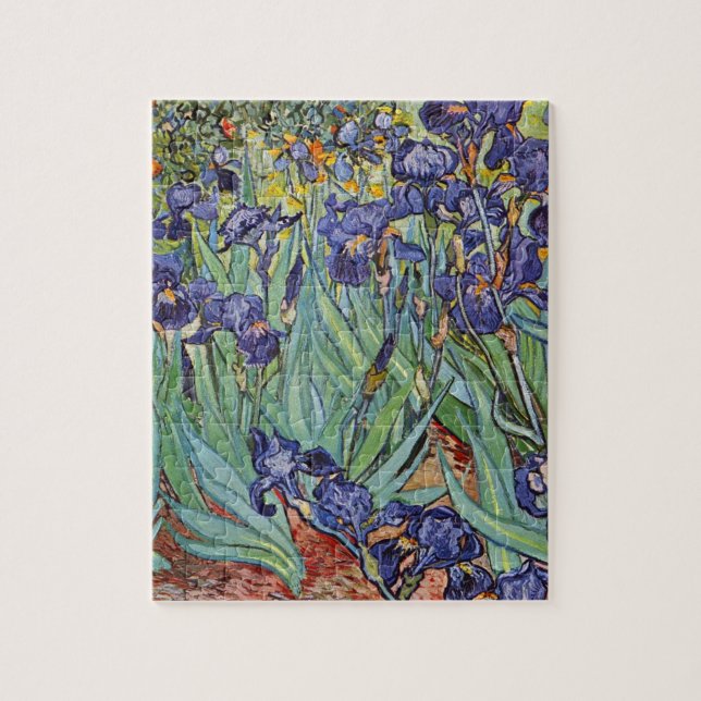 Puzzle Pintura impresionista de Van Gogh Irises (Vertical)