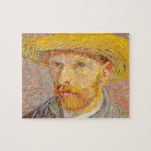 Puzzle Pintura impresionista del autorretrato de Vincent  (Horizontal)