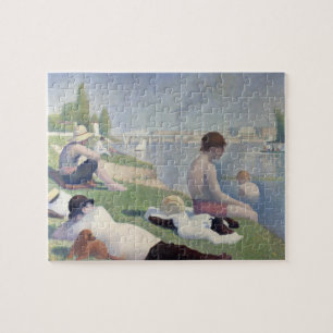Puzzle Pintura impresionista del Bathers Georges Seurat N