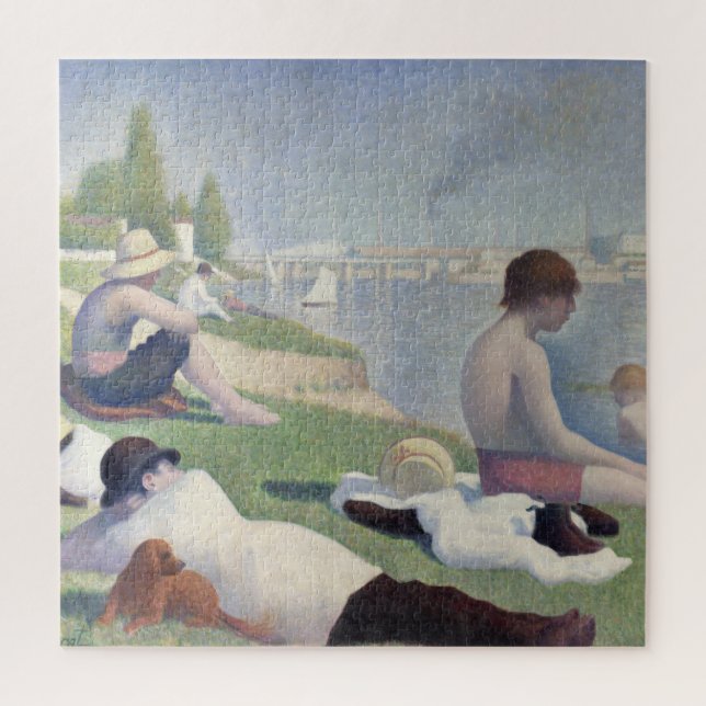 Puzzle Pintura impresionista del Bathers Georges Seurat N (Vertical)
