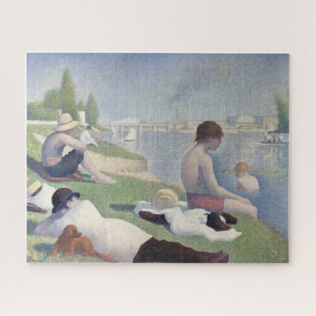 Puzzle Pintura impresionista del Bathers Georges Seurat N (Horizontal)
