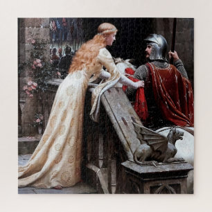 Puzzle Pintura medieval "Godspeed" de Edmund Blair Leigh