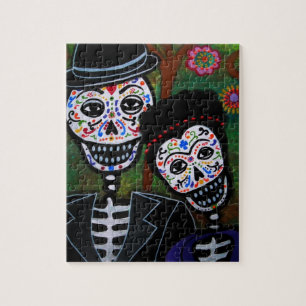 Puzzle Pintura mexicana de los amantes