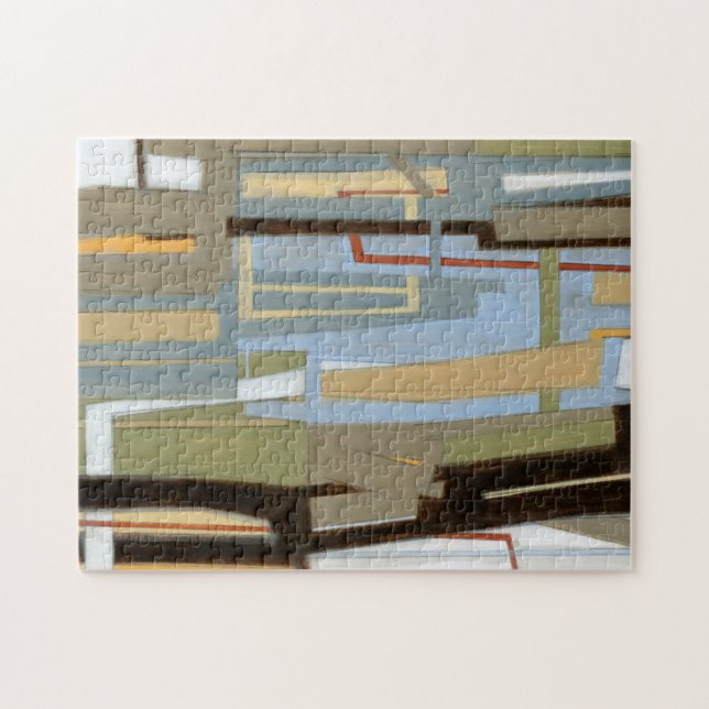 Puzzle Pintura moderna de libre expresión de Norman Wyatt (Horizontal)