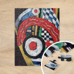 Puzzle Pintura Nº 46 | Marsden Hartley<br><div class="desc">Pintura Nº 46 (c. 1914-1915) | Obra de arte original del pintor americano modernista Marsden Hartley (1877-1943). La composición abstracta presenta colores primarios osados y saturados en negro,  blanco,  rojo,  azul,  amarillo y verde. Utilice las herramientas de diseño para agregar texto personalizado o personalizar la imagen.</div>