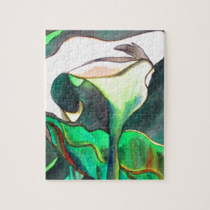 Puzzle Pintura original de la acuarela de Arum Lily