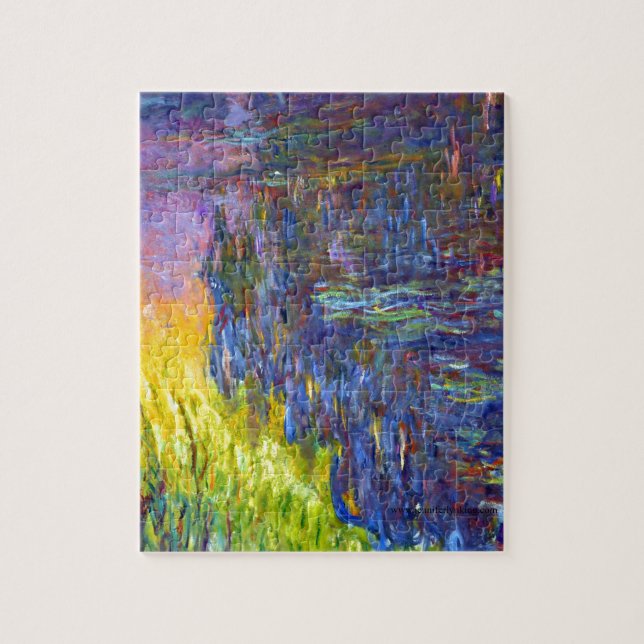 Puzzle Pintura original "The Water Lilies" de Claude Mone (Vertical)