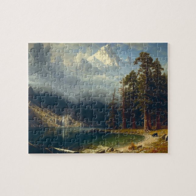 Puzzle Pintura paisajística Albert Bierstadt (Horizontal)