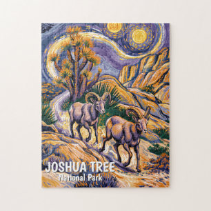 Puzzle Pintura personalizada de ovejas silvestres de Josh