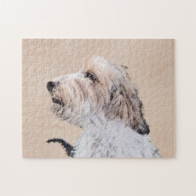 Puzzle Pintura Petit Basset Griffon Vendéen - Arte de per (Horizontal)