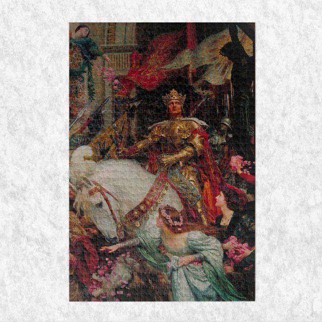 Puzzle Pintura renacentista, las dos coronas de Dicksee (Subido por el creador)