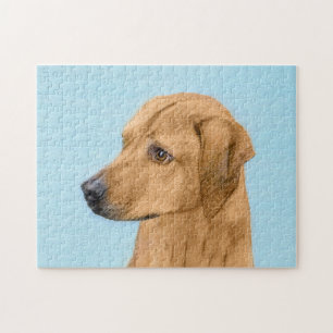 Puzzle Pintura Ridgeback Rhodesiana - Arte Perro Original