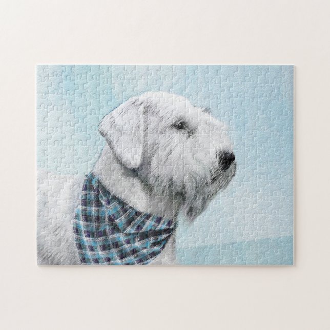 Puzzle Pintura Sealyham Terrier - Arte Perro Original. (Horizontal)