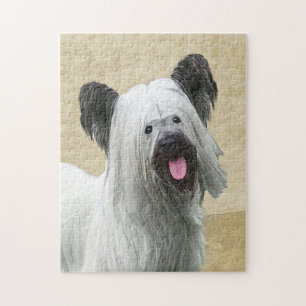 Puzzle Pintura Skye Terrier - Arte Perro Original.