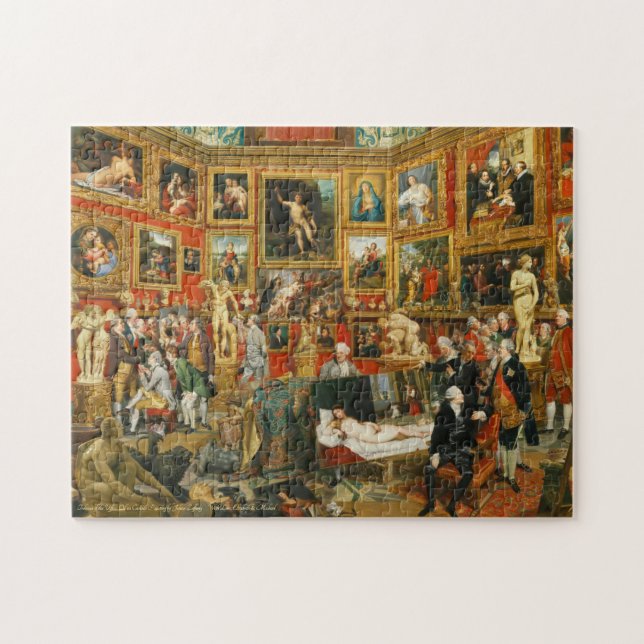 Puzzle Pinturas en una habitación Vieja Familia de Arte e (Horizontal)